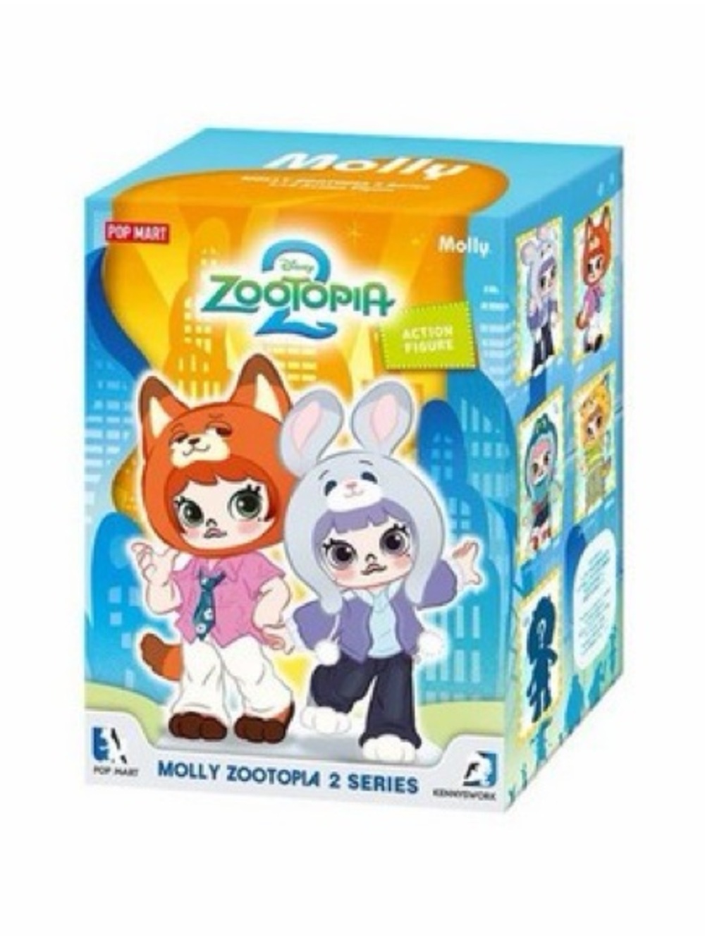 Pop Mart Molly Zootopia 2 Series blind box action figure